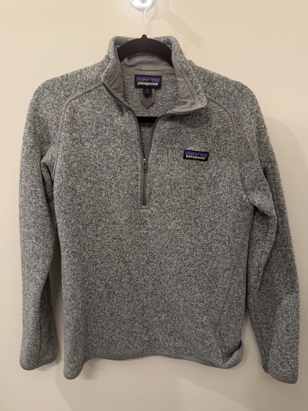 Patagonia Women's Gray Quarter Zip Better Sweater